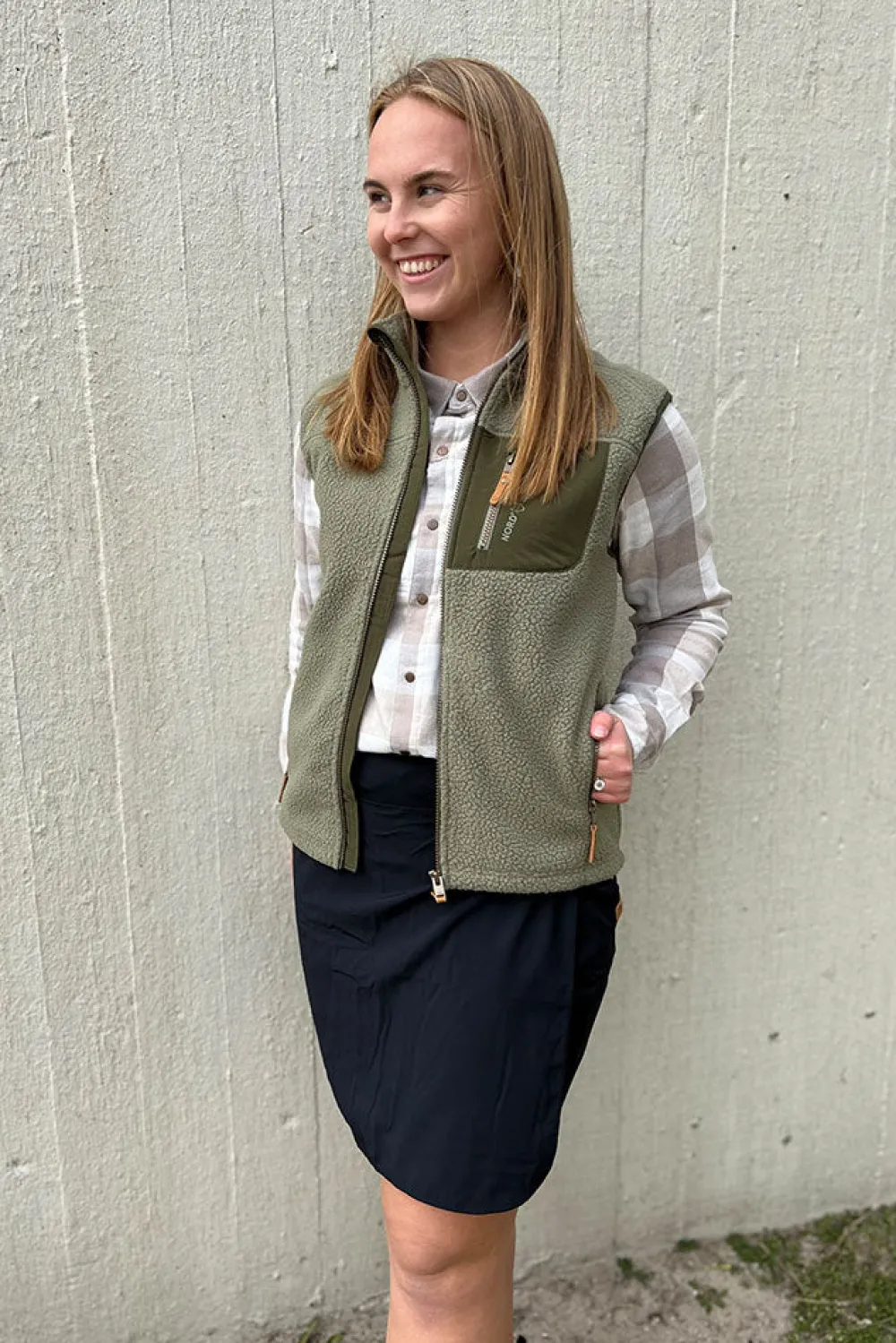 Fashion Nord Malene, W. - Dame nederdel med shorts Sort