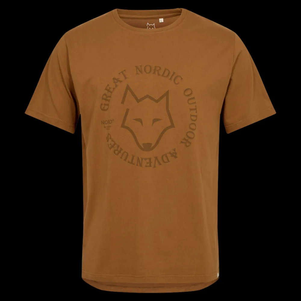 Outlet Nord Miley 25, Sr - Herre T-shirt Sand