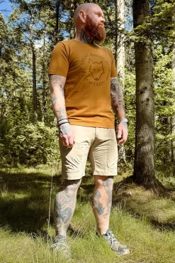 Outlet Nord Miley 25, Sr - Herre T-shirt Sand