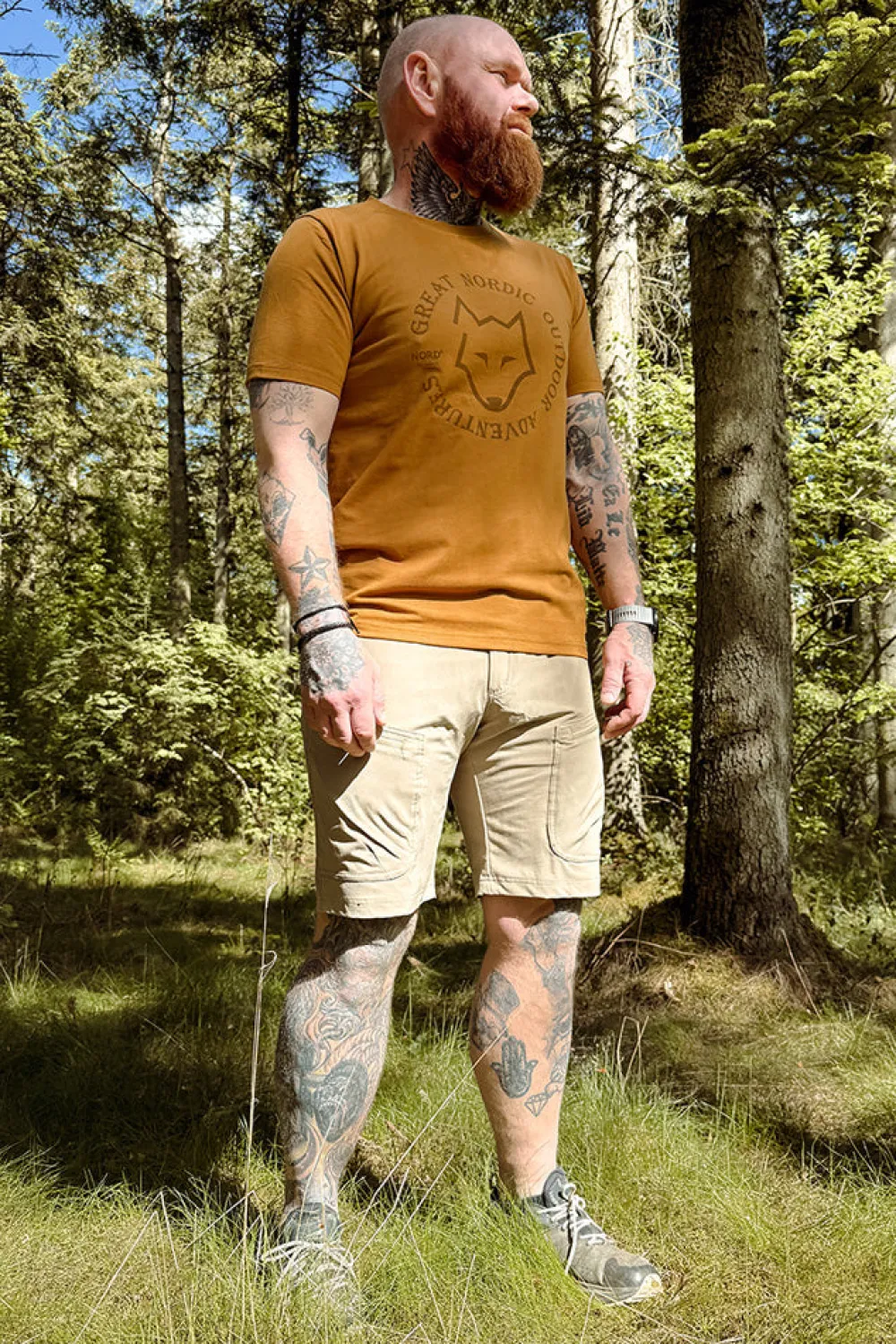 Outlet Nord Miley 25, Sr - Herre T-shirt Sand