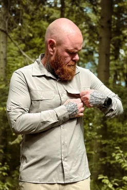 Fashion Nord Valdis 25, Uni - Voksen Outdoor Skjorte Grå
