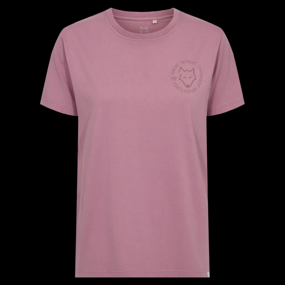 Outlet Nord Vera 25, W - Dame T-shirt Lyserød