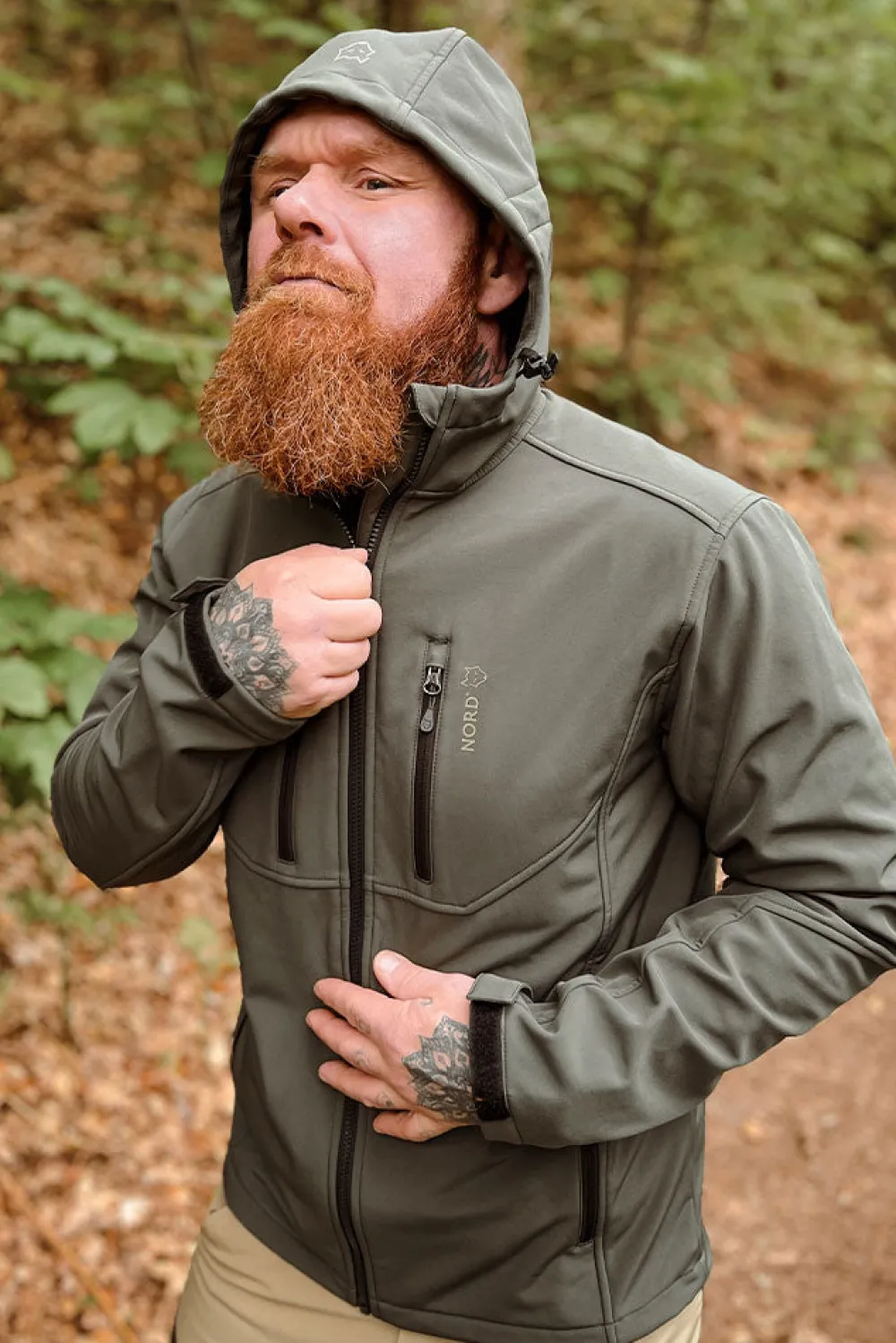 New Nord Oliver 24, Sr - Herre Softshell Jakke Grøn