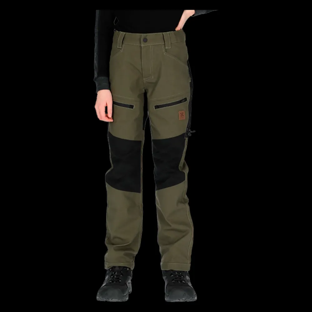 New X-Trail Outdoor Pants Jr - Børne Outdoor Bukser Sort/Sort