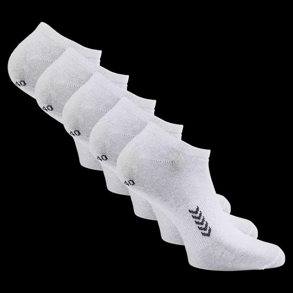 New Hummel 5-pack Ankle Sock - Sokker Hvid