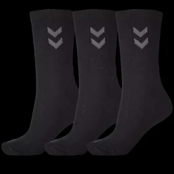 Hot Hummel 3 Pack Basic sock - 3 pak Sokker Sort