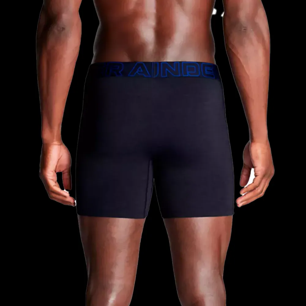 Discount Under Armour 3-Pack Charged Cotton Boxer - Herre bokseshorts Blå