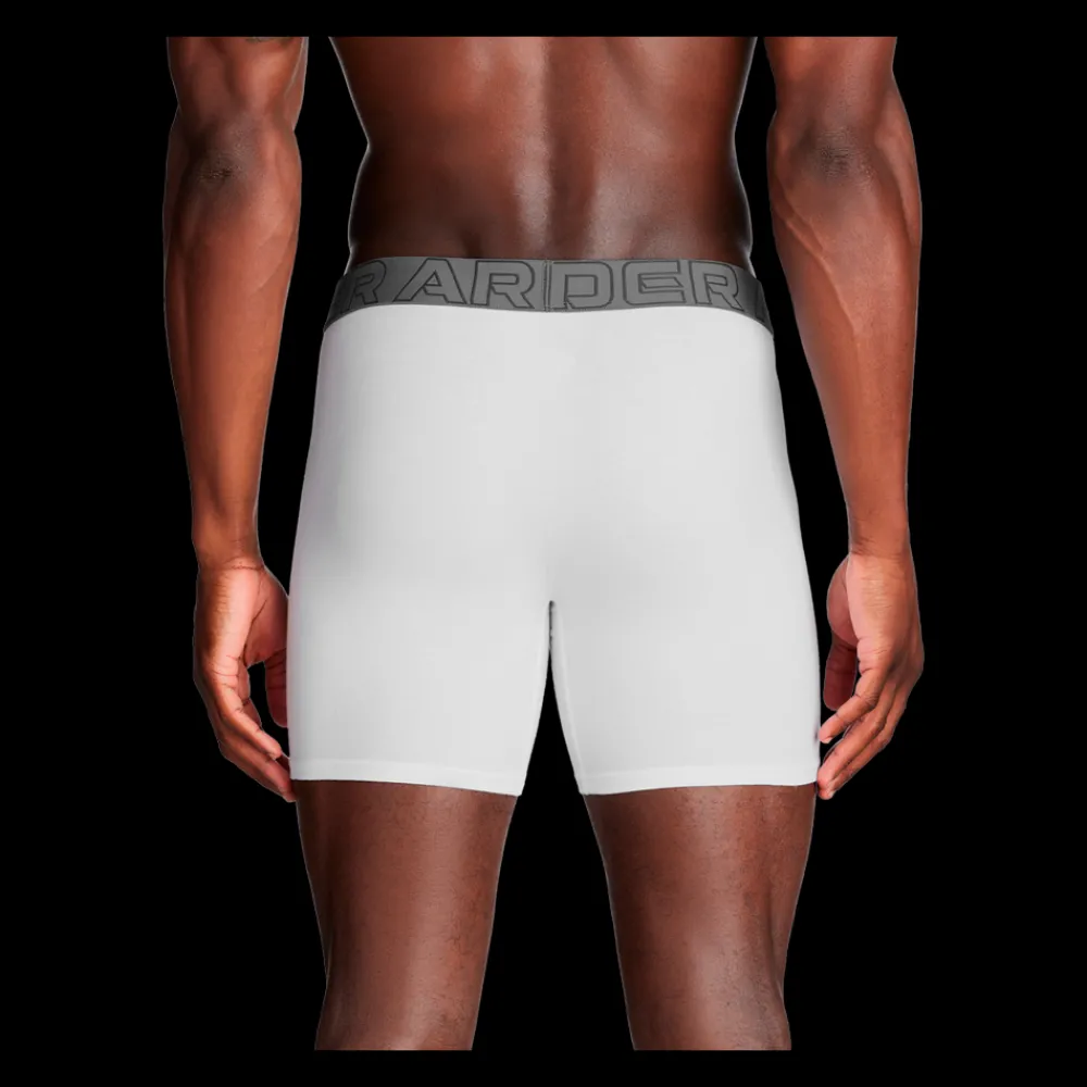 Online Under Armour 3-Pack Charged Cotton Boxer - Herre bokseshorts Hvid