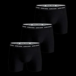 Discount Björn Borg 3-Pack Cotton Stretch Boxer - Herre Underbukser Sort