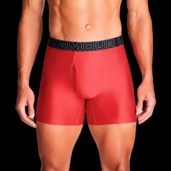 Clearance Under Armour 3-Pack Perf Tech Boxer - Herre Boksershorts Rød
