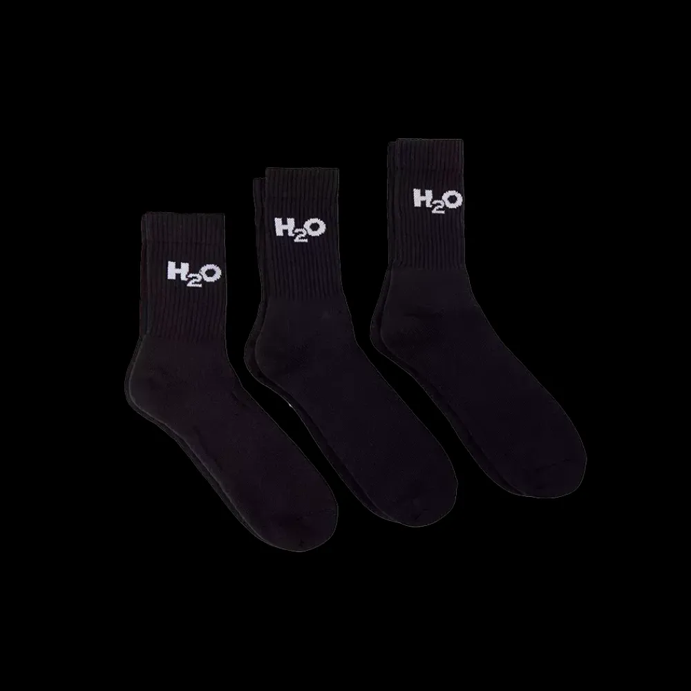 Discount H2O 3-Pack Sock - Sokker Sort