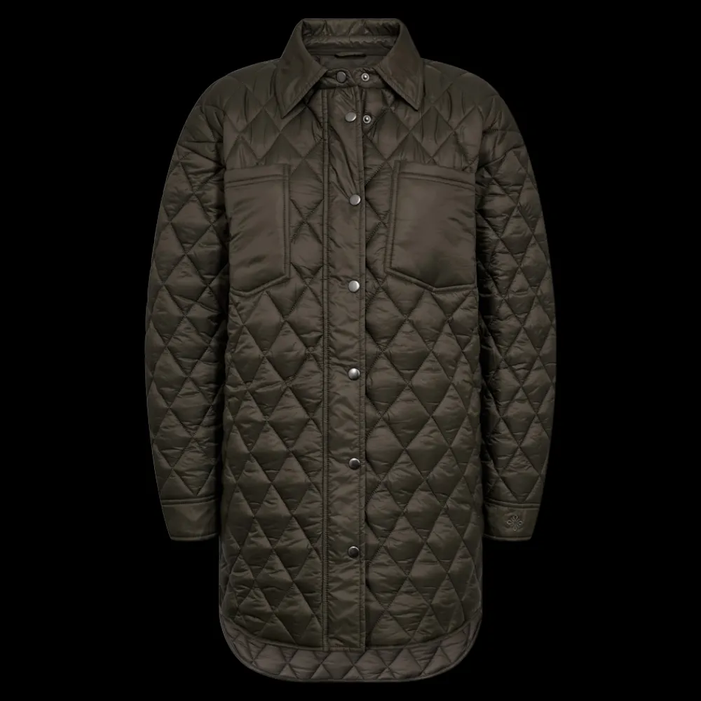 Discount Just Patricia 24, W. - Quiltet Dame Jakke Army