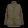 Online Just Penny Quilted Jacket, W. - Dame Fritidsjakke Grøn