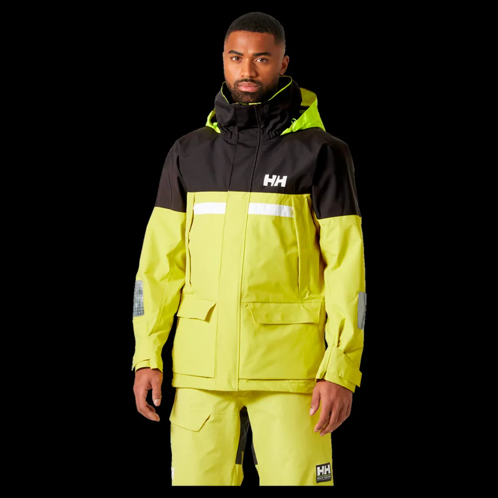 Fashion Helly Hansen Pier 4.0 Sail Jacket - Herre Sejlerjakke Grøn