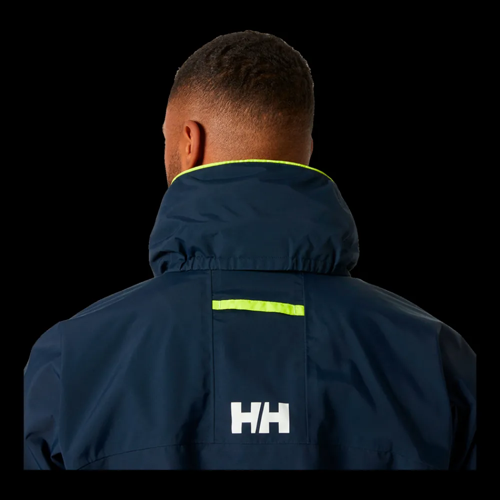 Outlet Helly Hansen Pier 4.0 Sail Jacket - Herre Sejlerjakke Blå