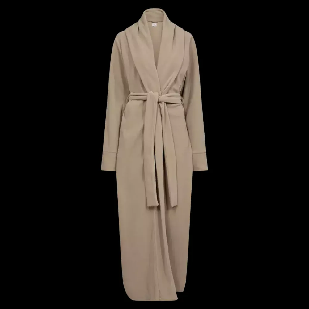 Online Just Polly Fleece Robe 24, W. - Dame Badekåbe Sand