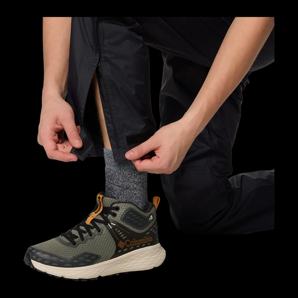 Hot Columbia Pouring Adventure Rain Pant - Herre Regnbukser Sort
