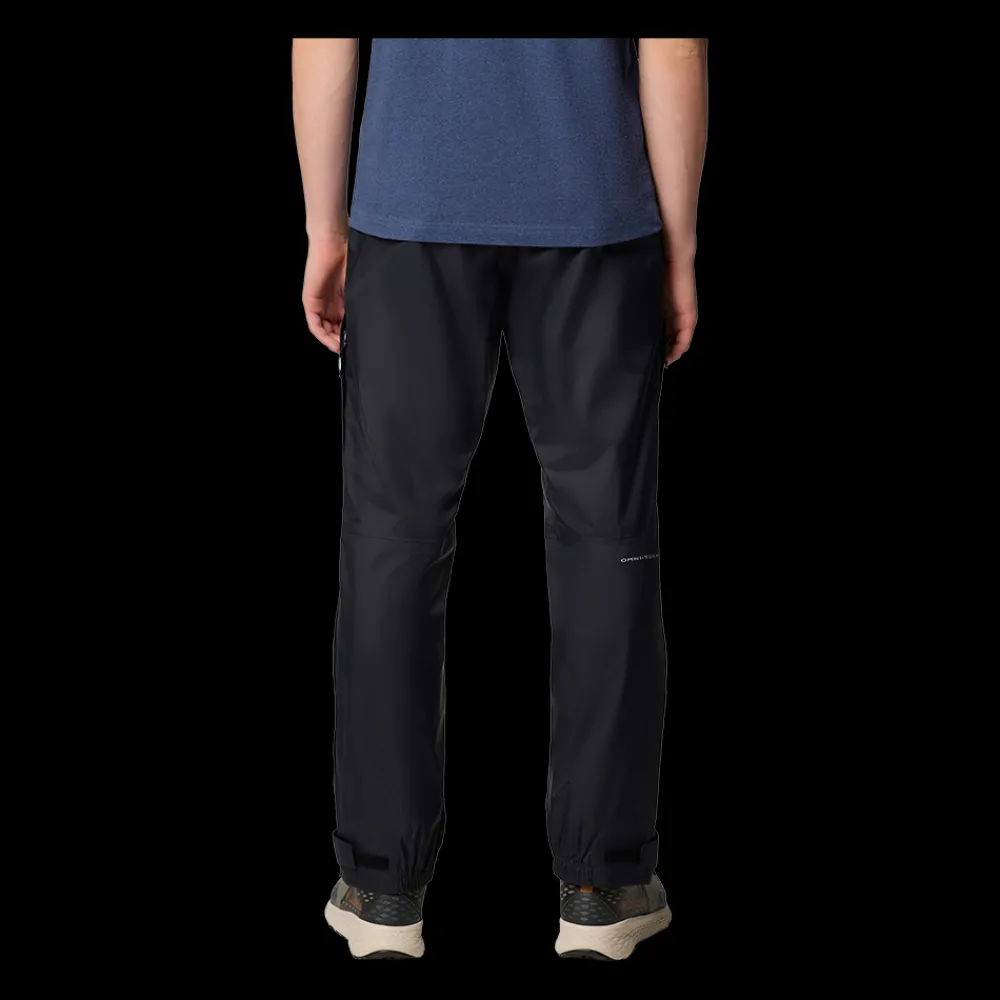 Hot Columbia Pouring Adventure Rain Pant - Herre Regnbukser Sort