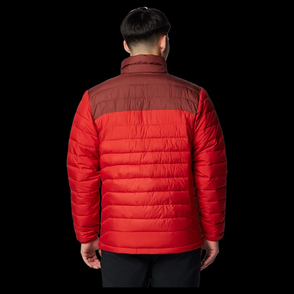 Sale Columbia Powder Lite II OMNIHEAT - Herre Vinterjakke Rød