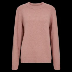 Sale Fabrin Copenhagen Pullover Rib Neck 25, W. - Dame Striktrøje Lyserød