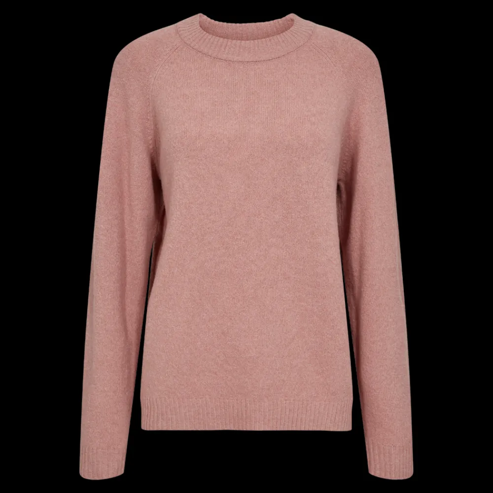 Sale Fabrin Copenhagen Pullover Rib Neck 25, W. - Dame Striktrøje Lyserød