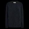 Fashion Fabrin Copenhagen Pullover Rib Neck 25, W. - Dame Striktrøje Blå