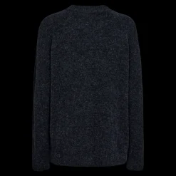 Fashion Fabrin Copenhagen Pullover Rib Neck 25, W. - Dame Striktrøje Blå