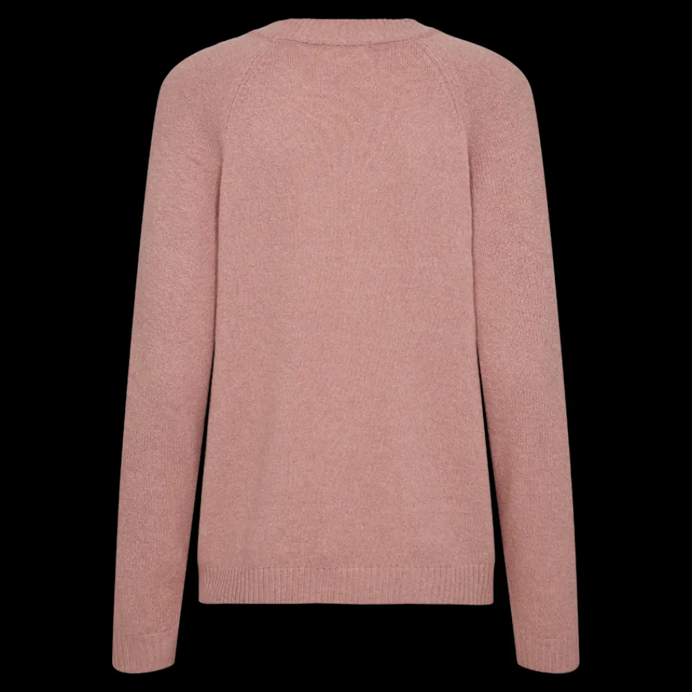 Sale Fabrin Copenhagen Pullover Rib Neck 25, W. - Dame Striktrøje Lyserød