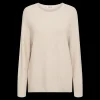 Hot Fabrin Copenhagen Pullover Rullekant 25, W. - Dame Striktrøje Sand