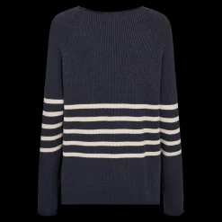 Discount Fabrin Copenhagen Pullover Rullekant 25, W. - Dame Striktrøje Blå