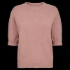 Fashion Fabrin Copenhagen Pullover S/S 25, W. - Dame Strik T-shirt Lyserød
