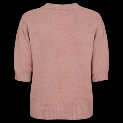 Fashion Fabrin Copenhagen Pullover S/S 25, W. - Dame Strik T-shirt Lyserød