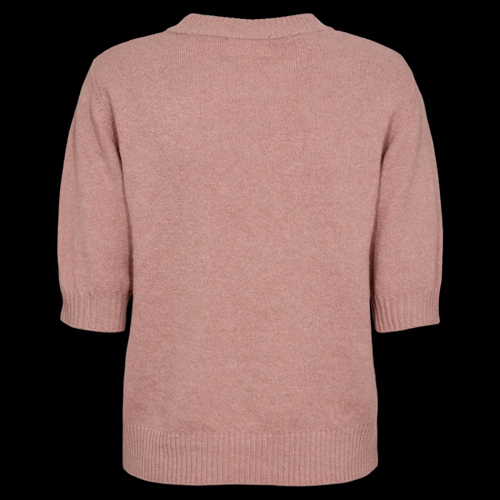 Fashion Fabrin Copenhagen Pullover S/S 25, W. - Dame Strik T-shirt Lyserød