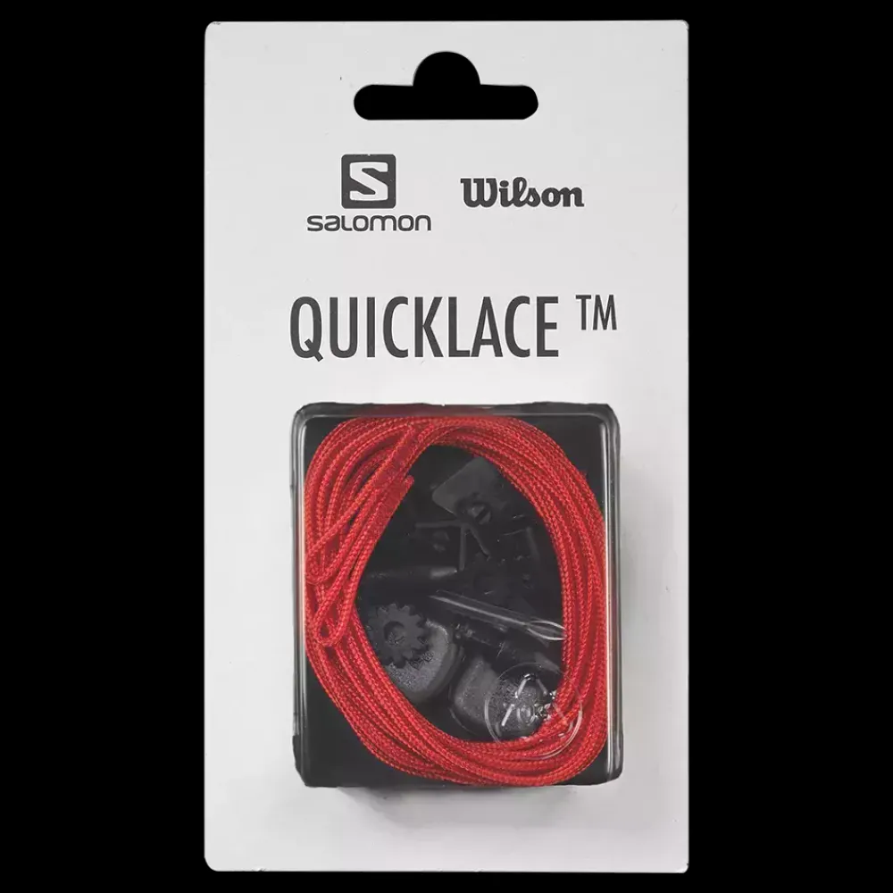 Outlet Salomon Quicklace Kit - Quicklace Snørebåndsæt Rød
