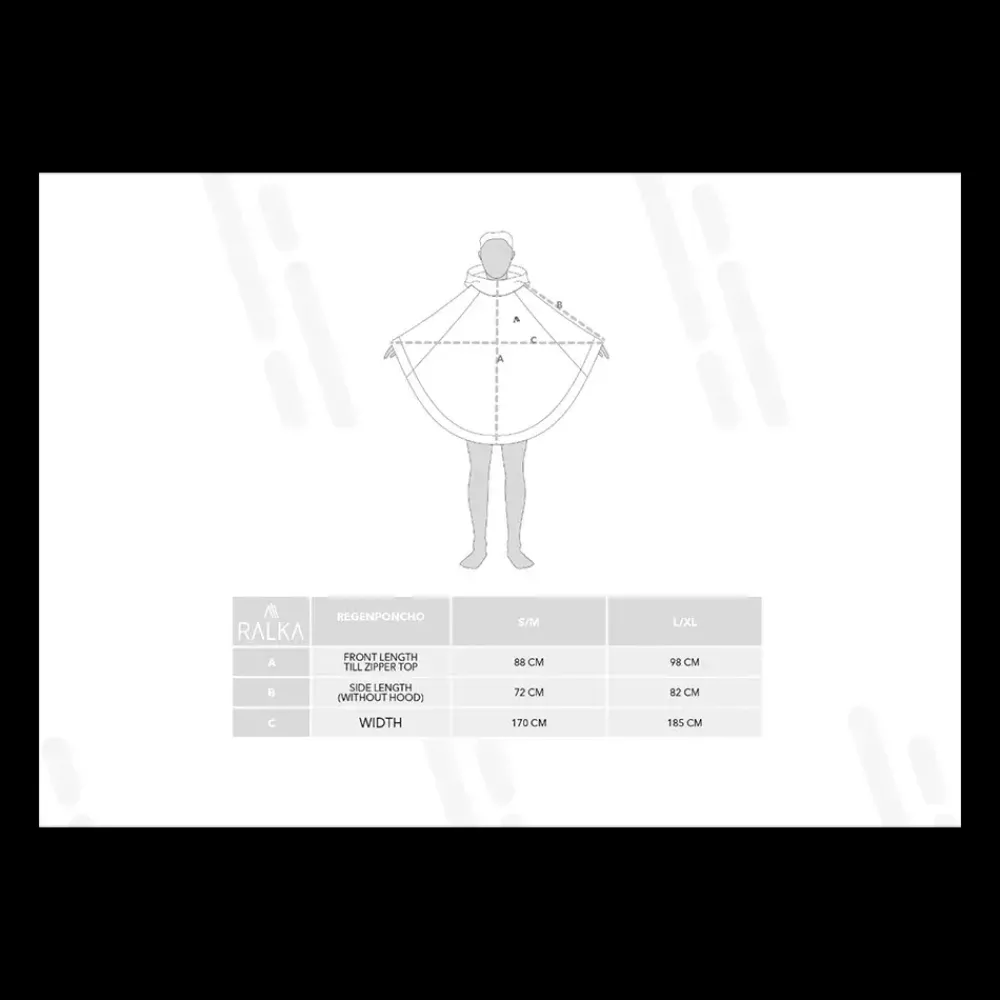 Clearance Ralka Rain Poncho - Voksen Regnponcho Grøn