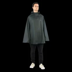 Clearance Ralka Rain Poncho - Voksen Regnponcho Grøn