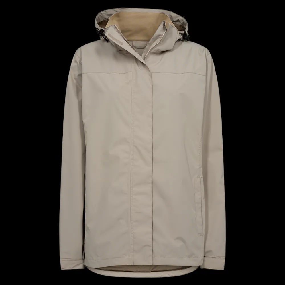 New Nanok Randbøl 24, W - Dame Regnjakke Sand