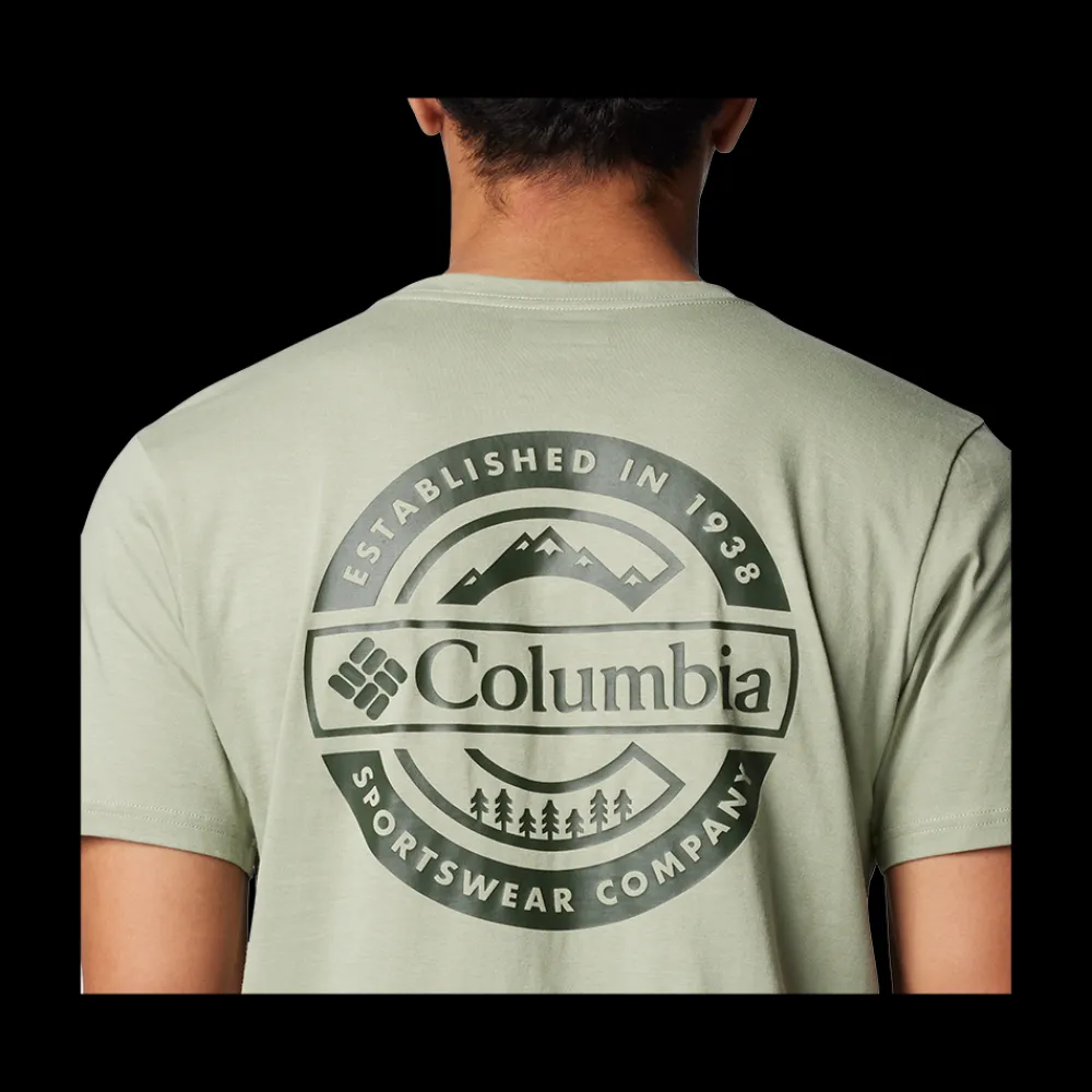Sale Columbia Rapid Ridge Graphic Tee - Herre T-shirt Army
