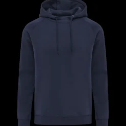 Discount Hummel Red Classic Hood - Herre Sweatshirt Blå