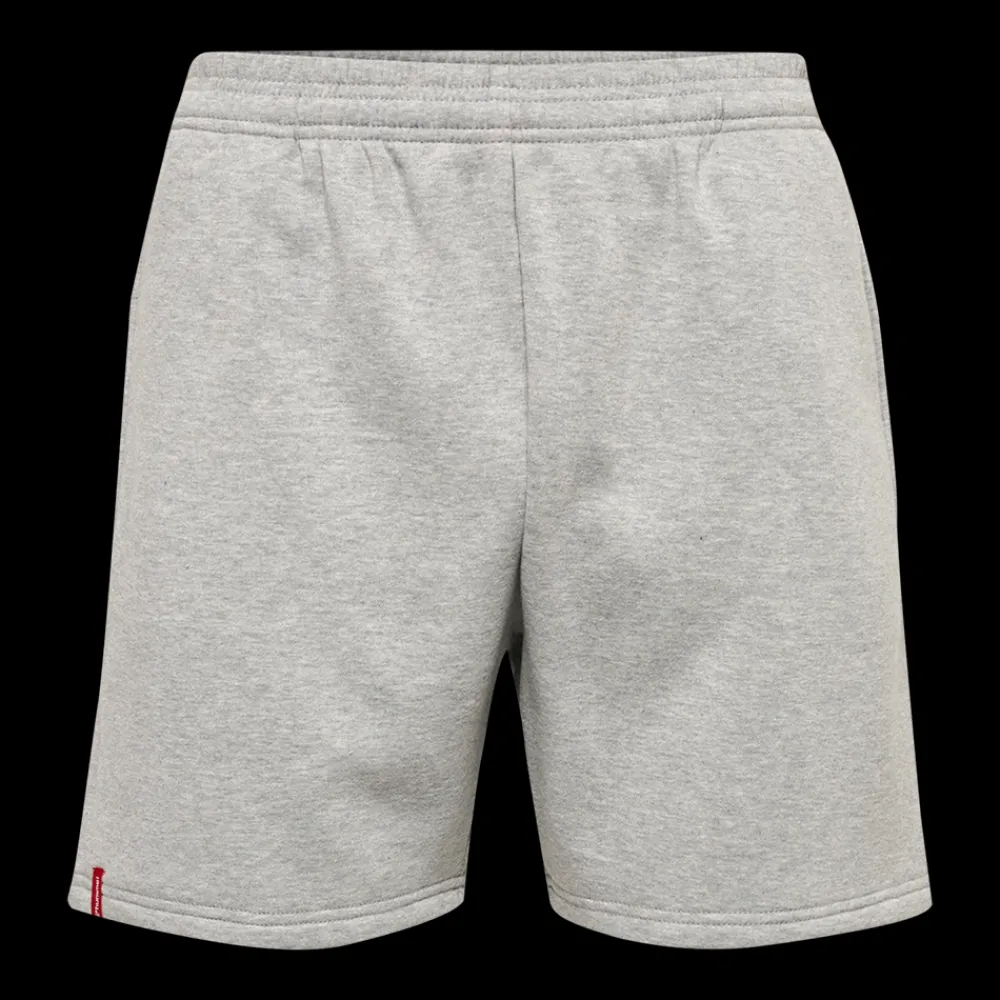 Outlet Hummel Red Classic Sweat Shorts - Herre Shorts Grå