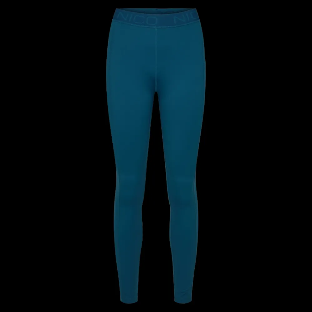 Clearance Nico Rie Tights 24, W - Dame Tights Blå