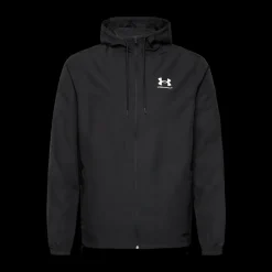 Fashion Under Armour Rival Woven Windbreaker - Herre Fritidsjakke Sort