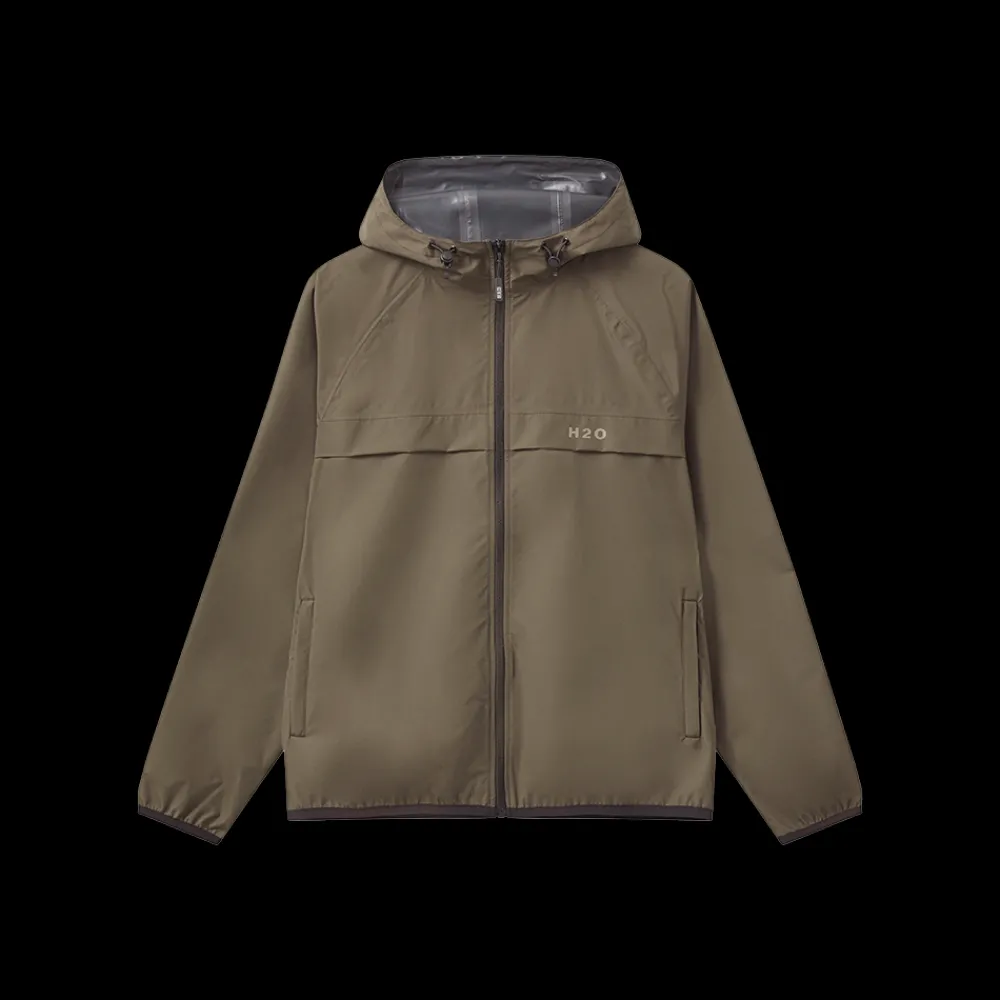 Best H2O Rømø LW Rain Jacket Packable - Regnjakke Grøn