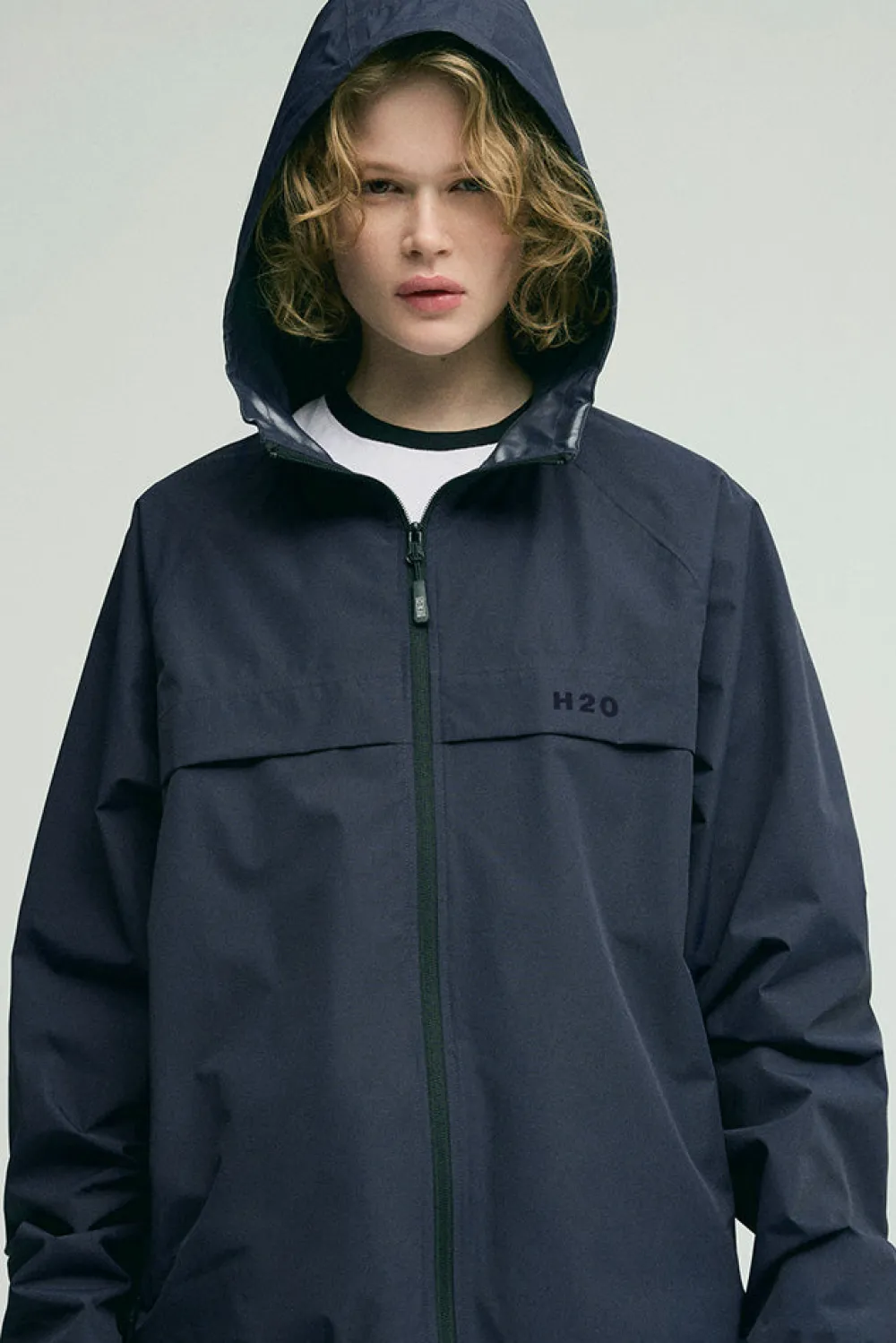 Hot H2O Rømø LW Rain Jacket Packable - Regnjakke Blå