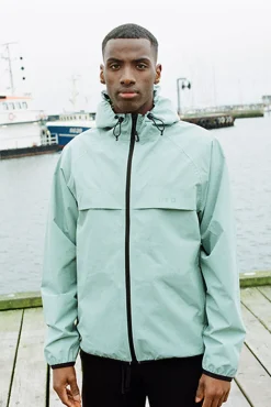 Clearance H2O Rømø LW Rain Jacket Packable - Regnjakke Grøn