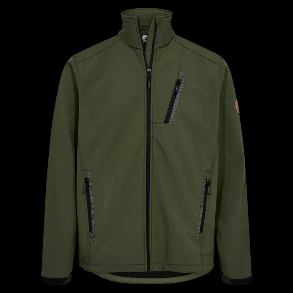 Online Nanok Robert 24, Sr - Herre Softshell Jakke Grøn