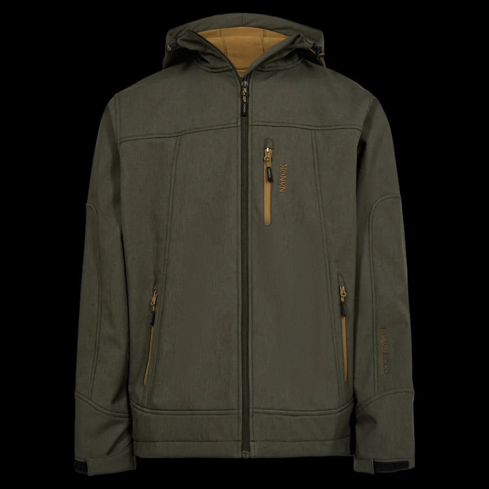 Sale Nanok Rock 25, Sr - Herre Softshell Jakke Grøn