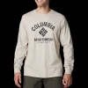 Online Columbia Rockaway River Graphic LS T-Shirt - Herre Langærmet T-Shirt Sand
