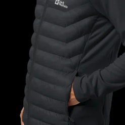 Sale Jack Wolfskin Routeburn Pro Hybrid - Herre Vinterjakke Sort