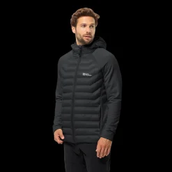 Sale Jack Wolfskin Routeburn Pro Hybrid - Herre Vinterjakke Sort